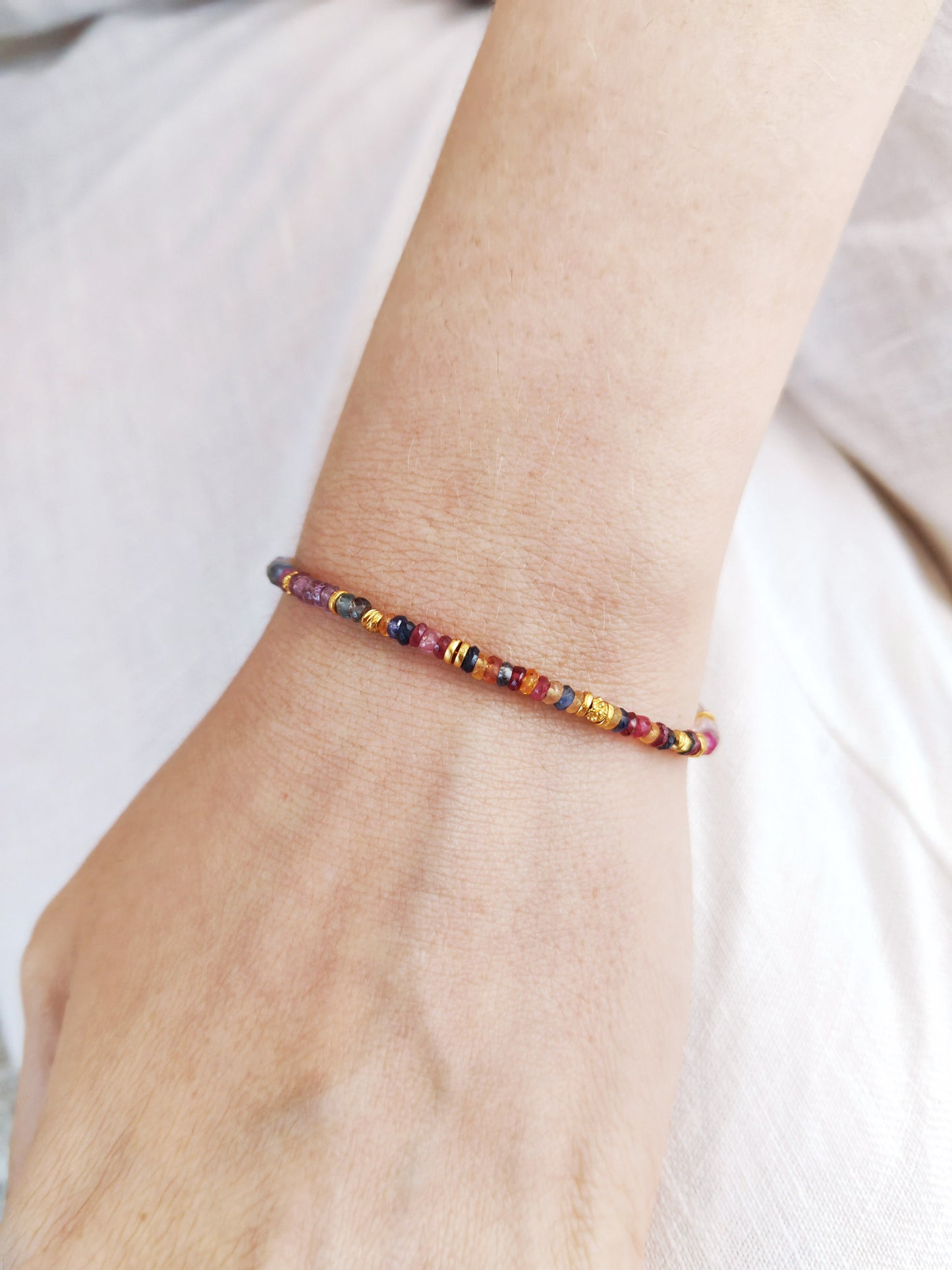Ananda's Eternal Rainbow Bracelet
