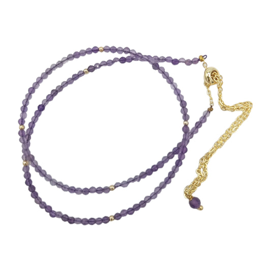 Ananda's Divine Duo Bracelet - Amethyst