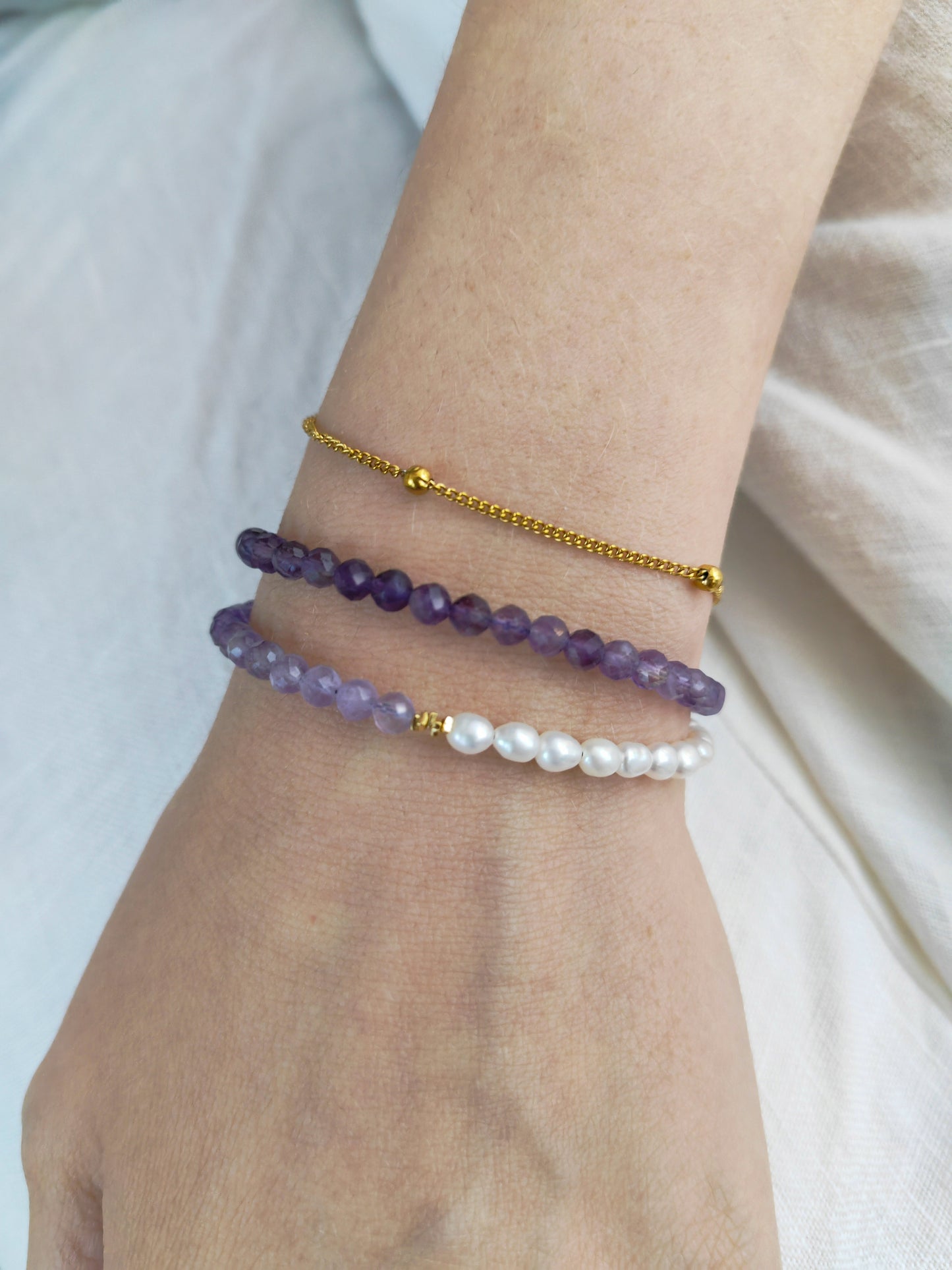 Amethyst Radiance Bracelet