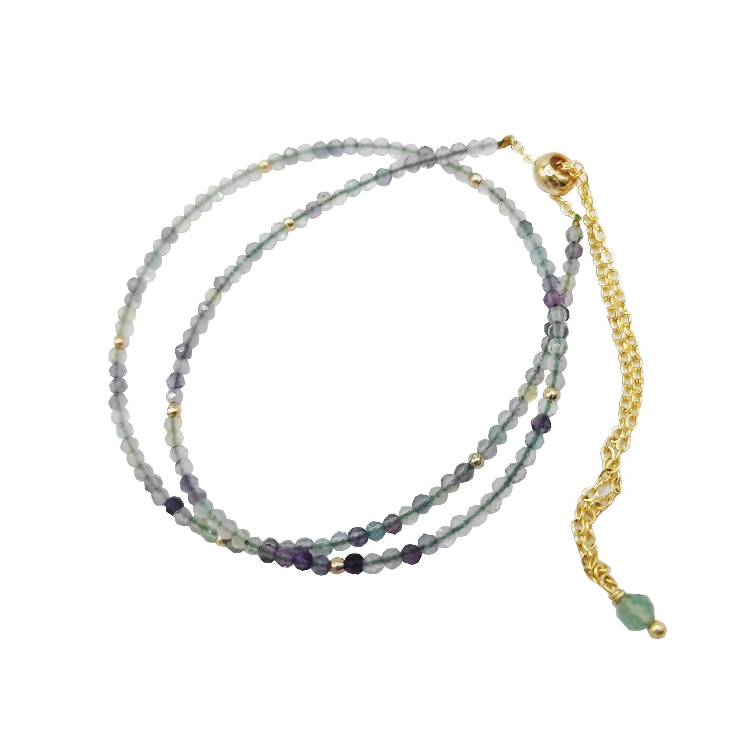 Ananda's Divine Duo Bracelet - Fluorite